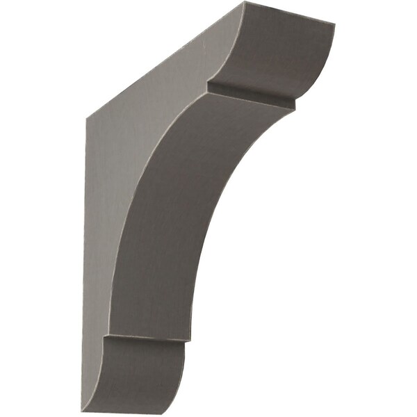 Ekena Millwork 1 3/4"W x 6"D x 6"H Small Olympic Wood Vintage Decor Bracket, Reclaimed Grey BKTWD01X06X06OLGY - main